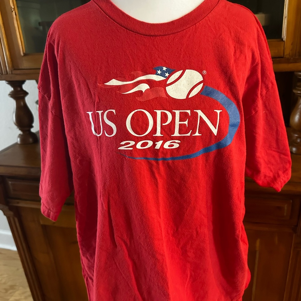 US Open 2016 Red Short Sleeve Tee